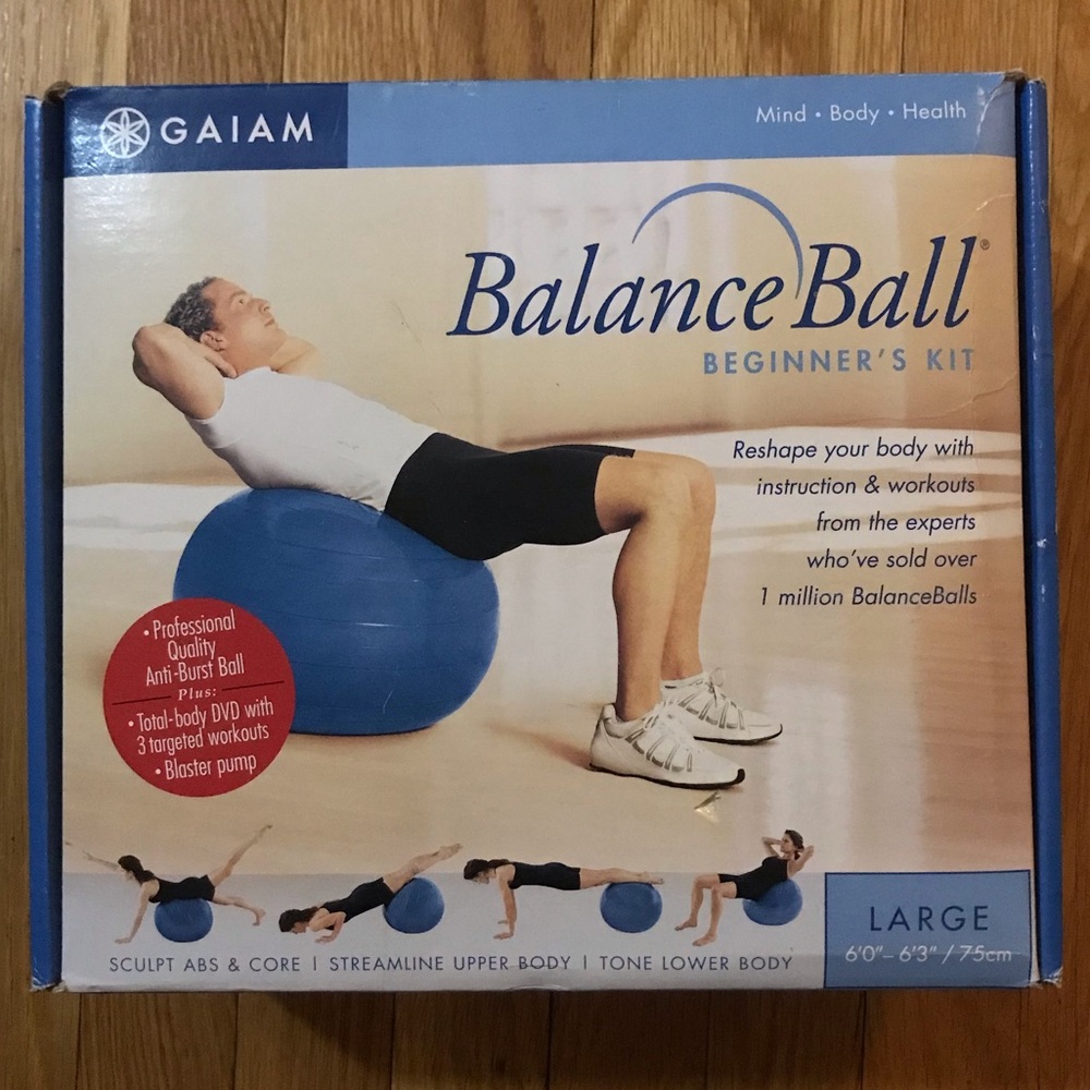 Gaiam large exercise/balance ball